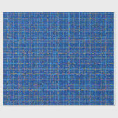 Blauw en meer cadeaupapier (Vlak)