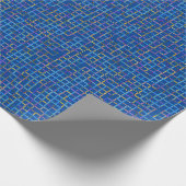 Blauw en meer cadeaupapier (Hoek)