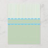 Blauw en Mint Green Buggy - Prijs Flyer (Achterkant)