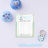 Blauw en Mint Green Buggy - Prijs Flyer (Enkel)
