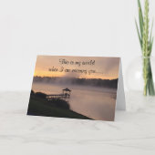 BLAUW EN **MISSING U** OP **UW TWEEDE DAG** KAART (Voorkant)