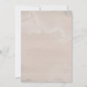 Blauw en neutraal | Bunny Easter Kaart (Achterkant)