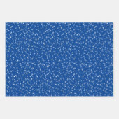 Blauw en Oranje 3de-dag-omslagpapier Inpakpapier Vel (Voorkant 3)