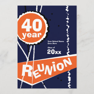 Blauw en Oranje 40 jaar Uitnodiging tot reünie