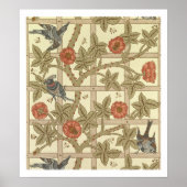 Blauw en oranje achtergrond ontwerp, 1864 poster (Voorkant)