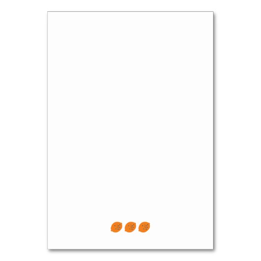 Blauw en Oranje citroenpatroon Speels fruitthema Kaart (Achterkant)