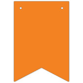 Blauw en Oranje citroenpatroon Speels fruitthema Vlaggetjes (Tweede vlag)