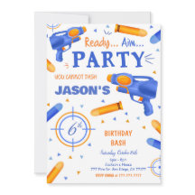 Blauw en Oranje Dart Pistool