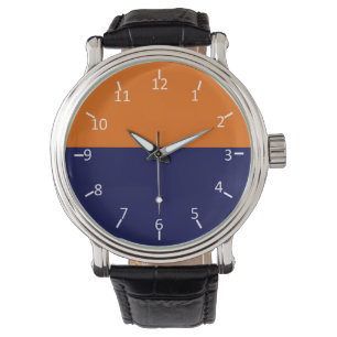 Blauw en Oranje Den Horloge