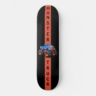 Blauw en Oranje Monster Truck 8 1/8" Skateboard