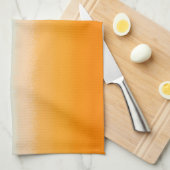 Blauw en Oranje Theedoek (Quarter Fold)