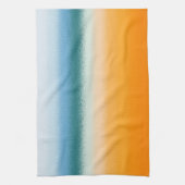 Blauw en Oranje Theedoek (Verticaal)