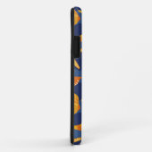 Blauw en Oranje zeeslakpatroon Case-Mate iPhone Case (Achterkant/rechts)
