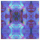 Blauw en paars abstract ontwerp stof (Swatch)