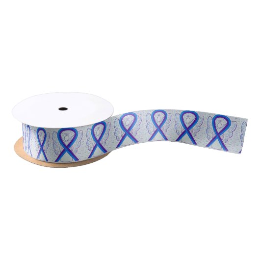 Blauw en Paars Awareness Lint Engel Lint (Spoel)