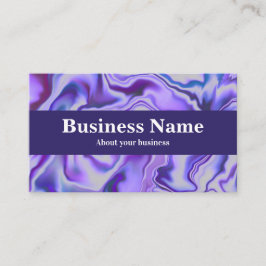 Blauw en Paars Elegant Marble Abstract Visitekaartje