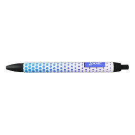 blauw en paars gestippeld streeppatroon blauwe inkt pen
