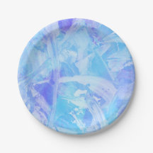 Blauw en Paars Getextuurd 