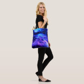 Blauw en Paars in wolken Tote Bag (Op model)