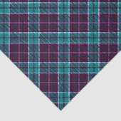 Blauw en Paars kerstpatroon Tissuepapier (Detail)