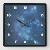 Blauw en Paars Kosmisch RuimteAfbeelding