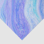 Blauw en Paars Marmer Tissuepapier (Detail)