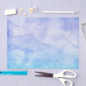 Blauw en Paars Waterverf Tissuepapier (Craft)