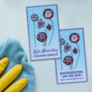 Blauw- en paarse bloemen ❊ Mid- en hanenhouderij Visitekaartje
