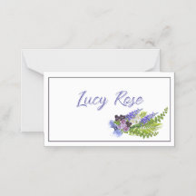 Blauw en paarse bloemen