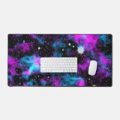 Blauw en Paarse Galaxy Celestial Bureaumat (Keyboard & Muis)