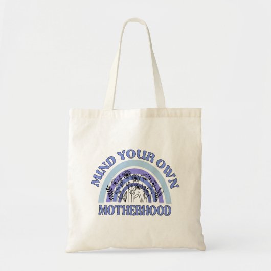 Blauw en Paarse Geest Je Eigen Moederschap Tote Bag (Voorkant)