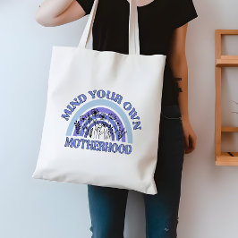 Blauw en Paarse Geest Je Eigen Moederschap Tote Bag