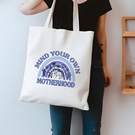 Blauw en Paarse Geest Je Eigen Moederschap Tote Bag