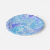 Blauw en Paarse geweven Papieren Bordje (Gekanteld)