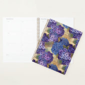 Blauw en Paarse Hydrangea Chiyogami Planner (Display)
