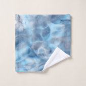Blauw en Paarse Marmer abstract Bad Handdoek (Wasdoekje)