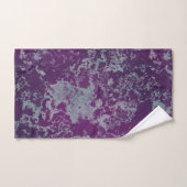 Blauw en Paarse Marmer abstract Bad Handdoek (Handdoek)