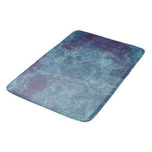 Blauw en Paarse Marmer abstract Badmat
