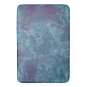 Blauw en Paarse Marmer abstract Badmat (Voorkant Verticaal)