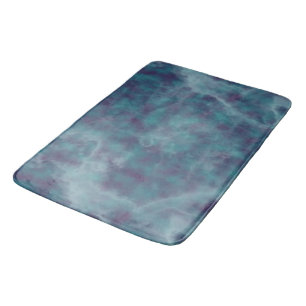 Blauw en Paarse Marmer abstract Badmat