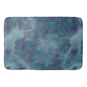 Blauw en Paarse Marmer abstract Badmat (Voorkant)