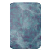 Blauw en Paarse Marmer abstract Badmat (Voorkant Verticaal)