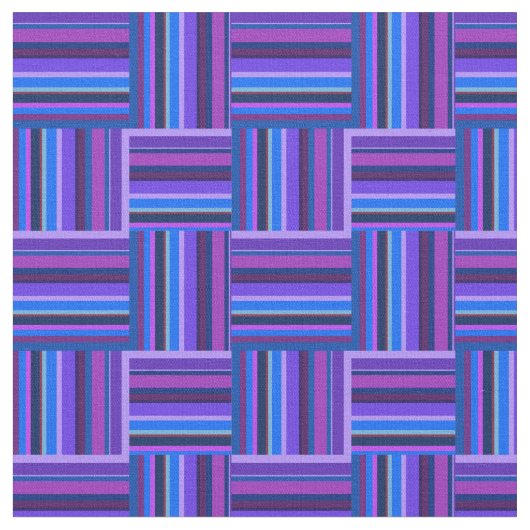 Blauw- en paarse snijstroken stof (Close Up)