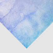 Blauw en Paarse waterkleur Tissuepapier (Detail)
