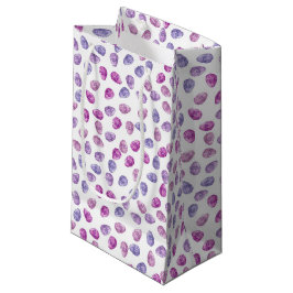 BLAUW- EN PAARSE WATERVERF EASTER-EIEREN KLEIN CADEAUZAKJE
