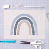 Blauw en Perzik Regenboog Boho Design Tissuepapier (Craft)