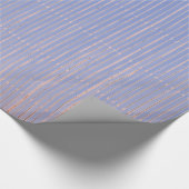 BLAUW EN PINK FADED STRIPES GIFT WRAPPING PAPIER (Hoek)