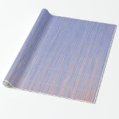 BLAUW EN PINK FADED STRIPES GIFT WRAPPING PAPIER (Uitgerold)