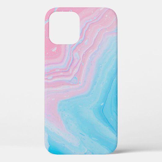 BLAUW EN PINK PAINTING Case-Mate iPhone CASE (Achterkant)