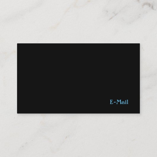  blauw en raaf visitekaartje (Achterkant)